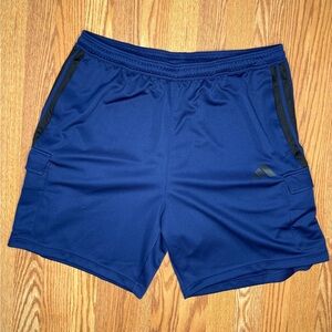 Adidas Men's Navy Blue Athletic Shorts